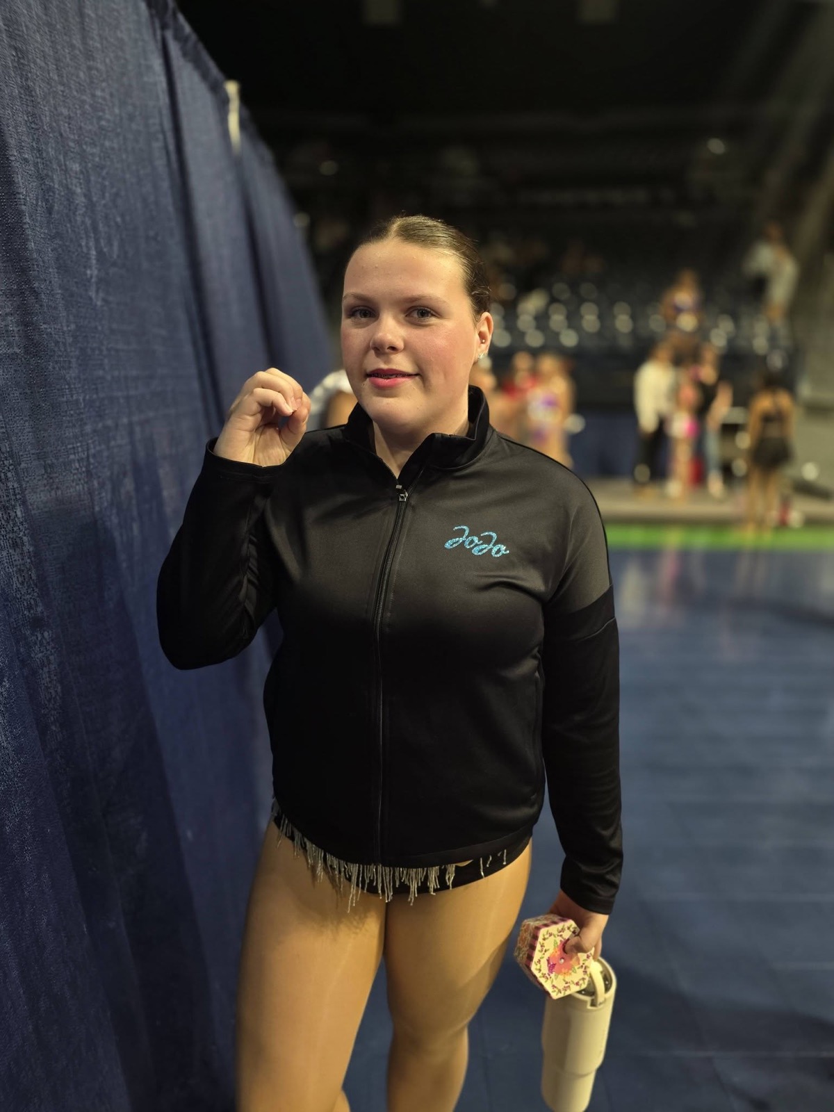 Spirit Baton twirler at the championships